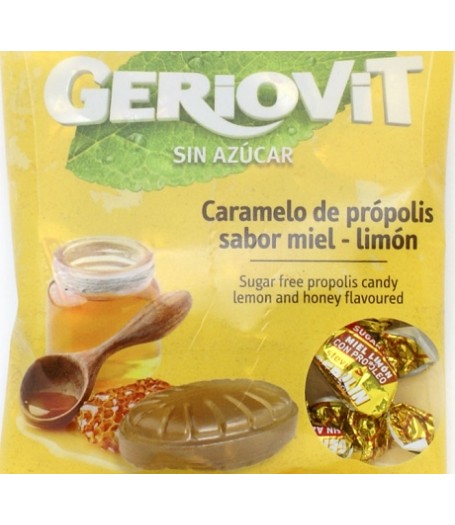 Gerio 無糖潤喉檸蜜蜂膠糖 40g